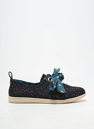 Baskets matière lisse talon plat jusqu'à 3cm noir ARMISTICE femme