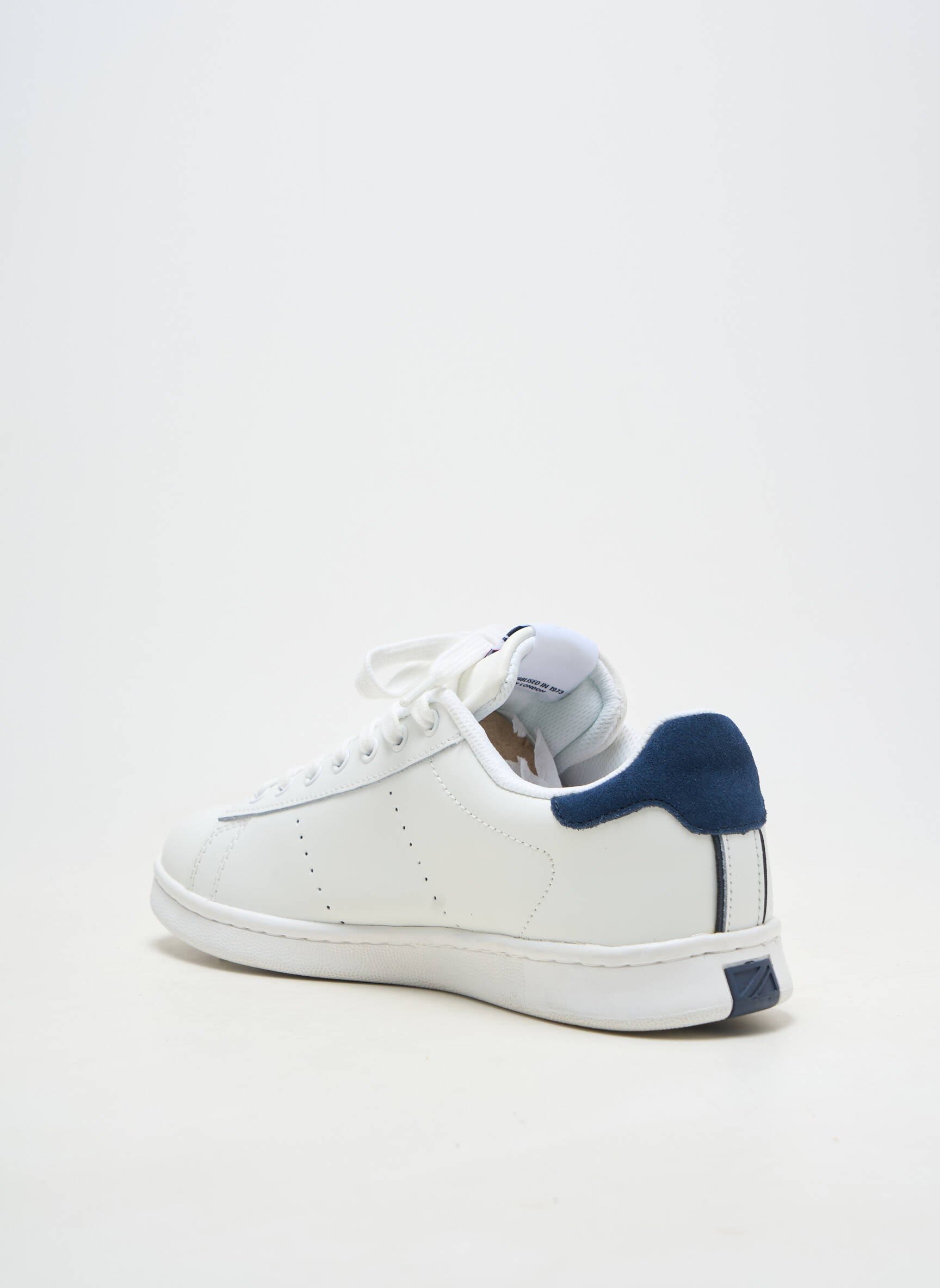 Baskets matière lisse bout rond blanc PEPE JEANS homme