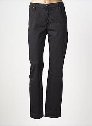Pantalon droit stretch taille normale noir LCDN femme