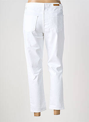 Jeans coupe droite stretch taille normale blanc LCDN femme