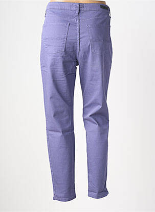 Pantalon droit stretch taille normale violet LCDN femme