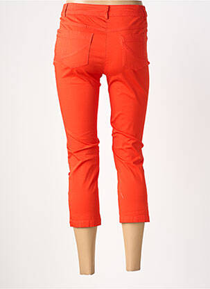 Pantacourt tissage popeline orange AGATHE & LOUISE femme