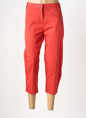 Pantacourt stretch taille normale orange AGATHE & LOUISE femme