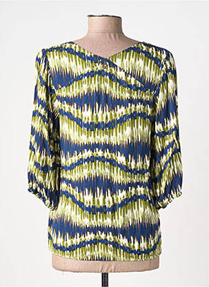 Blouse imprimé fantaisie manches 3/4 vert LOLA ESPELETA femme