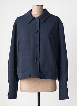 Veste casual finition intérieure doublée bleu UNIKA femme