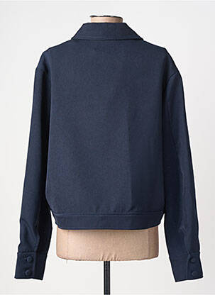 Veste casual finition intérieure doublée bleu UNIKA femme