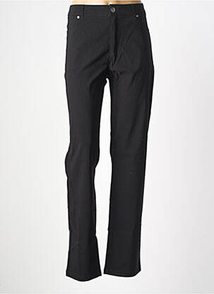 Pantalon droit stretch taille normale noir CISO femme