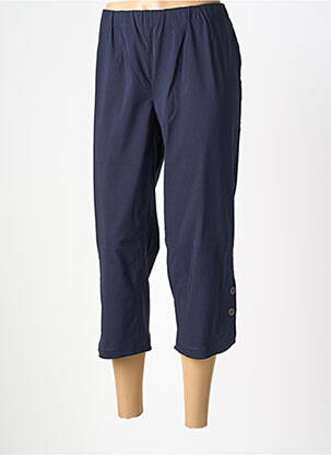Pantacourt coupe droite taille normale bleu CISO femme