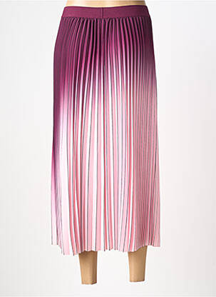 Jupe longue coupe fluide violet MORGAN femme