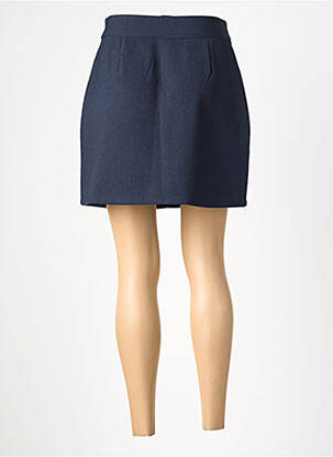 Jupe courte taille haute bleu UNIKA femme