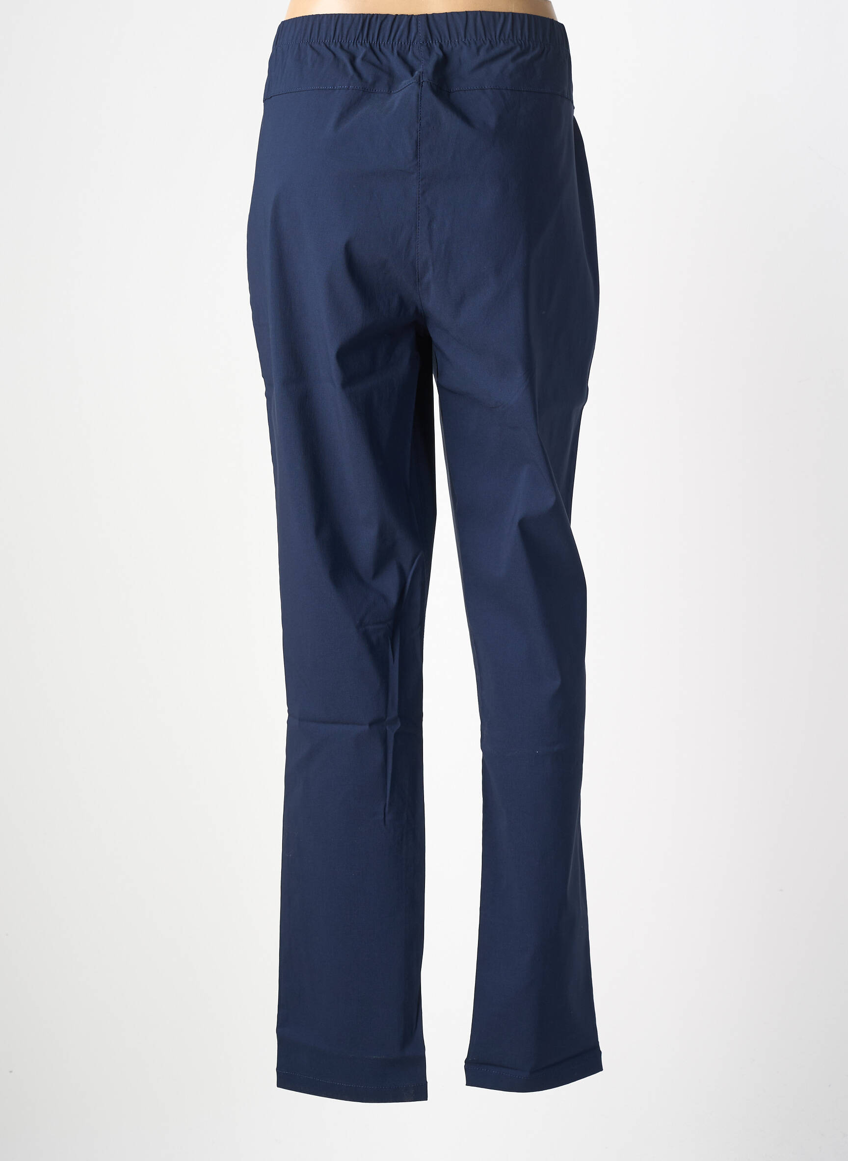 Pantalon droit stretch taille normale bleu CISO femme
