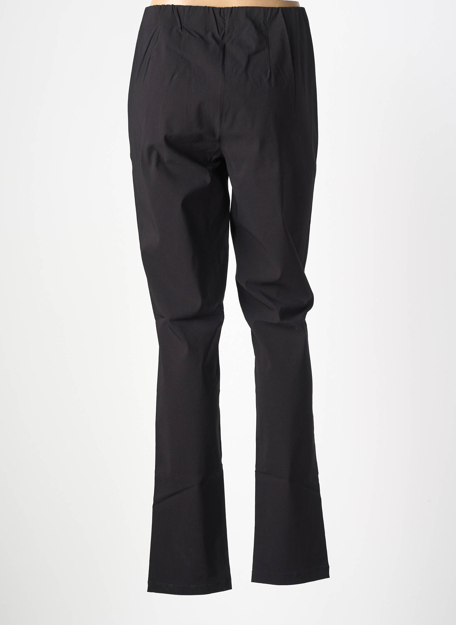 Pantalon droit stretch taille normale noir CISO femme