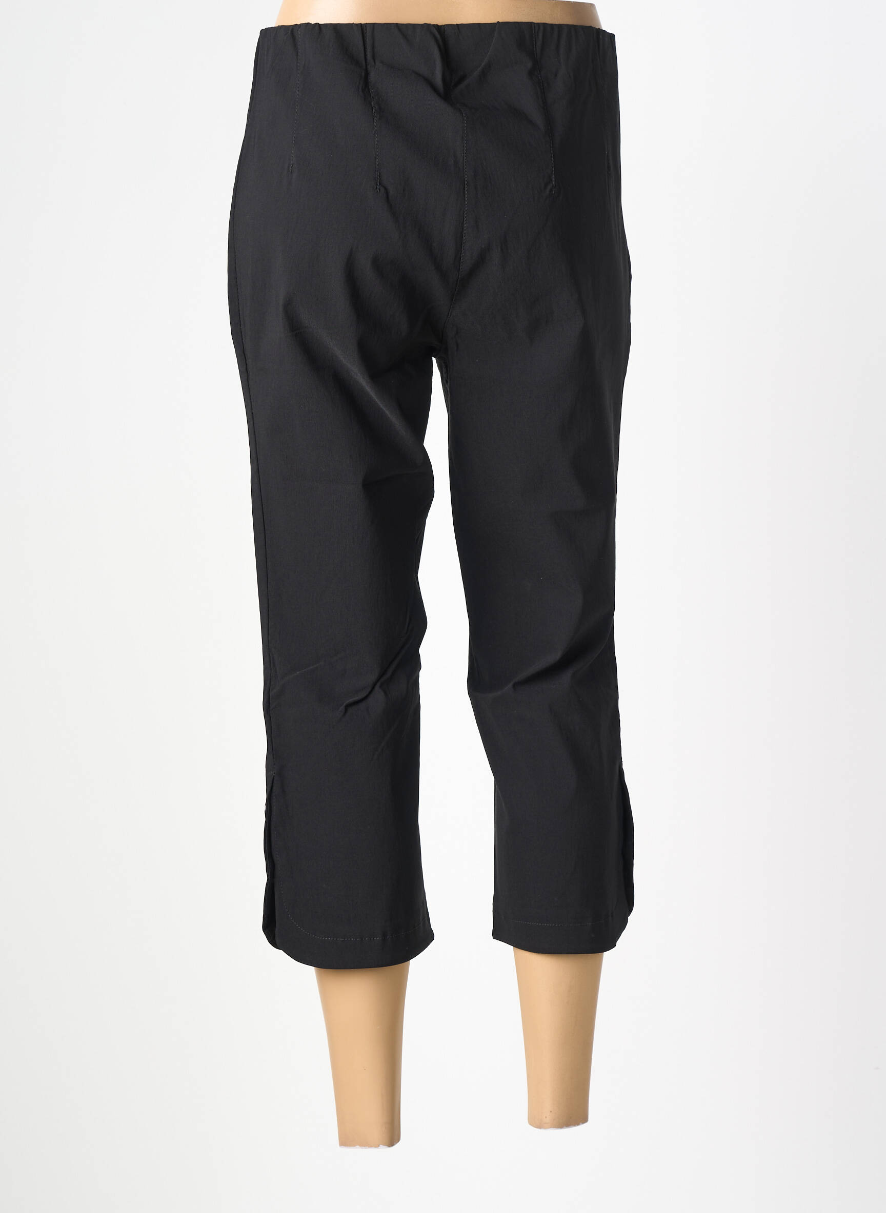 Pantacourt stretch taille normale noir CISO femme