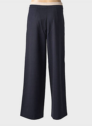 Pantalon droit tissage popeline taille normale bleu SURKANA femme