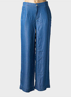 Pantalon droit taille élastique taille normale bleu TIFFOSI femme