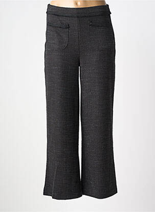 Pantalon droit stretch taille normale gris ICHI femme