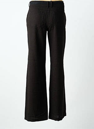 Pantalon droit tissage crêpe taille basse noir FREEMAN T.PORTER femme