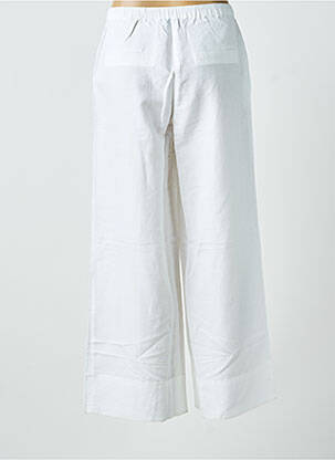 Pantalon large fermeture zippée sous rabat boutonné taille normale beige SURKANA femme