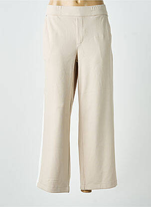 Pantalon 7/8 stretch taille normale beige STREET ONE femme
