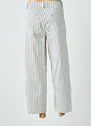 Pantalon 7/8 taille haute taille haute blanc FREEMAN T.PORTER femme