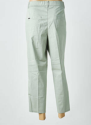 Pantalon 7/8 taille à pinces taille normale vert STREET ONE femme