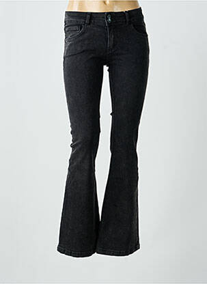 Jean coupe flare stretch taille normale noir TIFFOSI femme