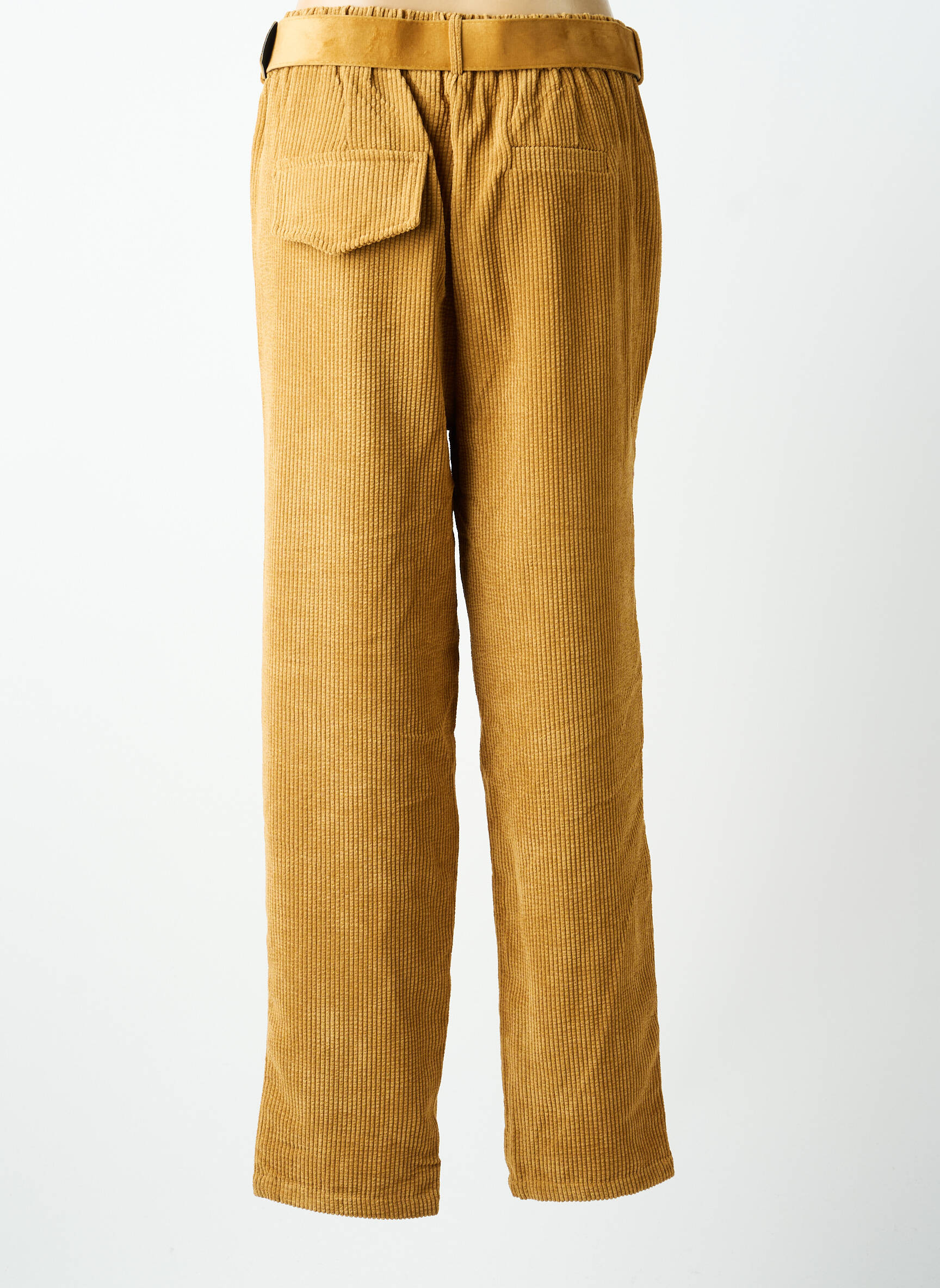 Pantalon droit stretch taille normale beige MOLLY BRACKEN femme