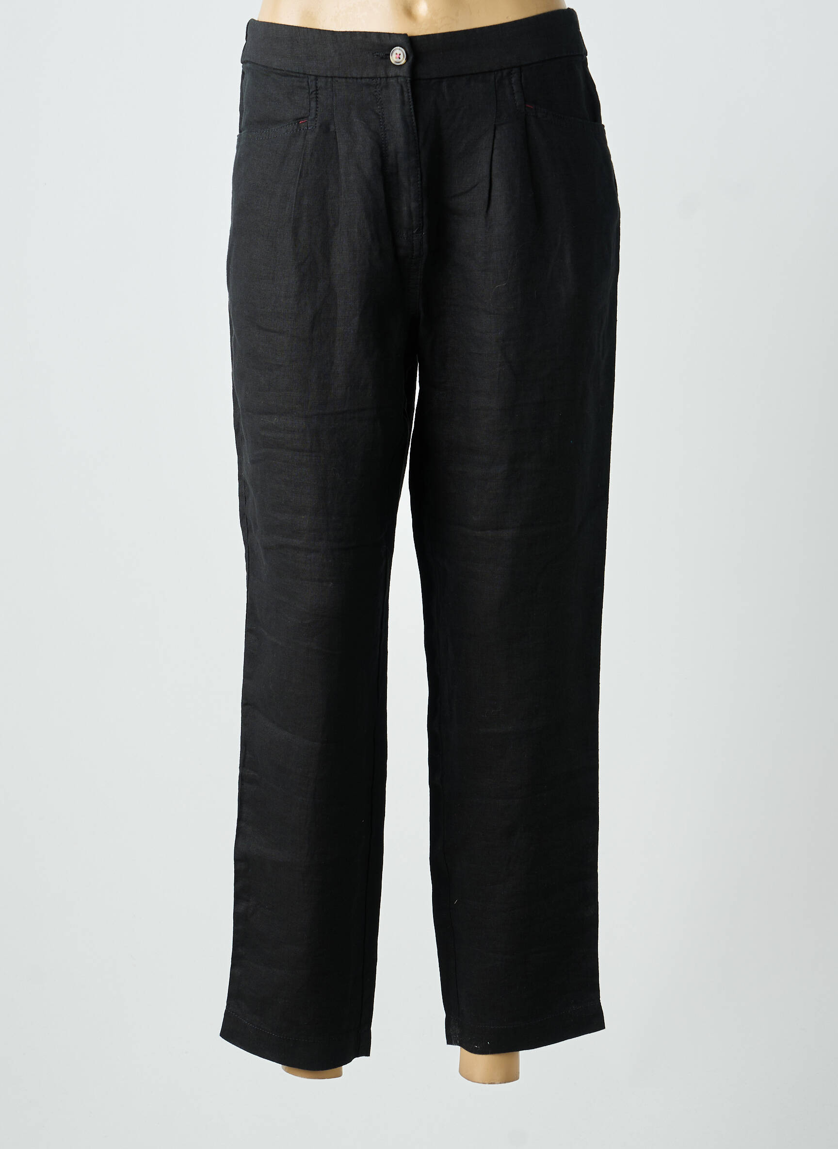 Pantalon 7/8 taille élastique taille normale noir WHITE STUFF femme