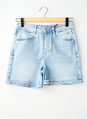 Short tissage denim taille normale bleu STREET ONE femme