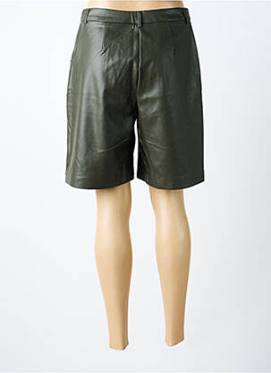 Short fermeture zippée sous rabat avec crochet taille normale vert TIFFOSI femme