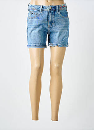 Short tissage denim taille normale bleu FREEMAN T.PORTER femme