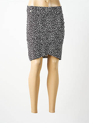Jupe courte taille haute noir STREET ONE femme