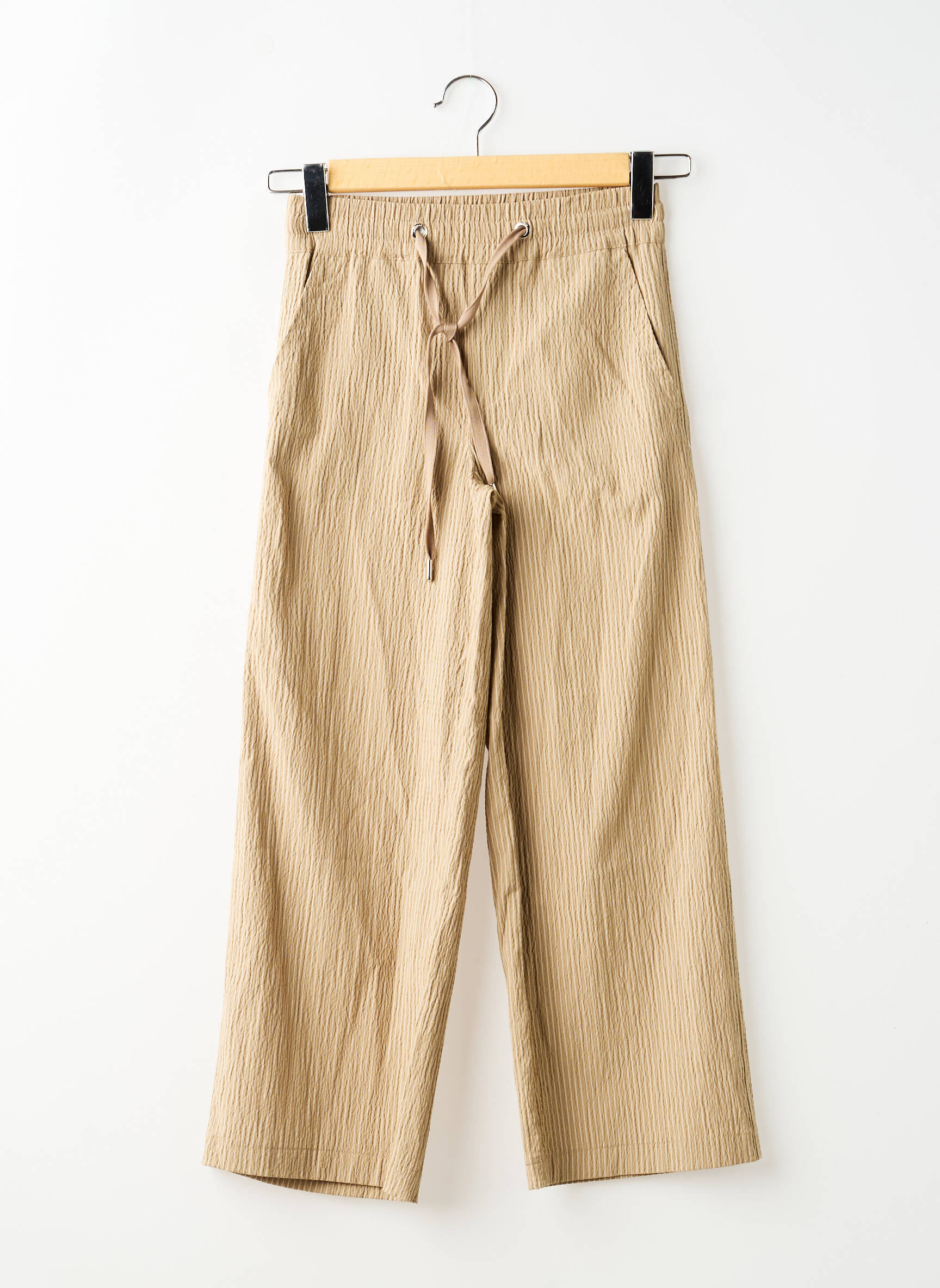 Pantacourt coupe droite taille normale beige STREET ONE femme