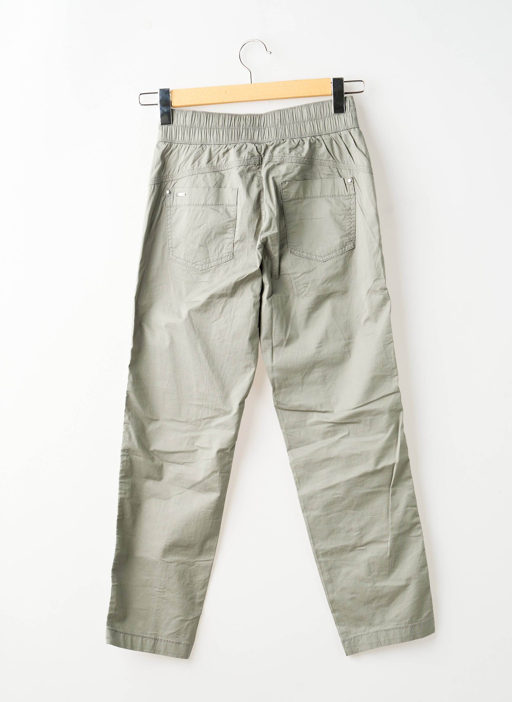 Pantalon cargo taille élastique taille normale gris STREET ONE femme