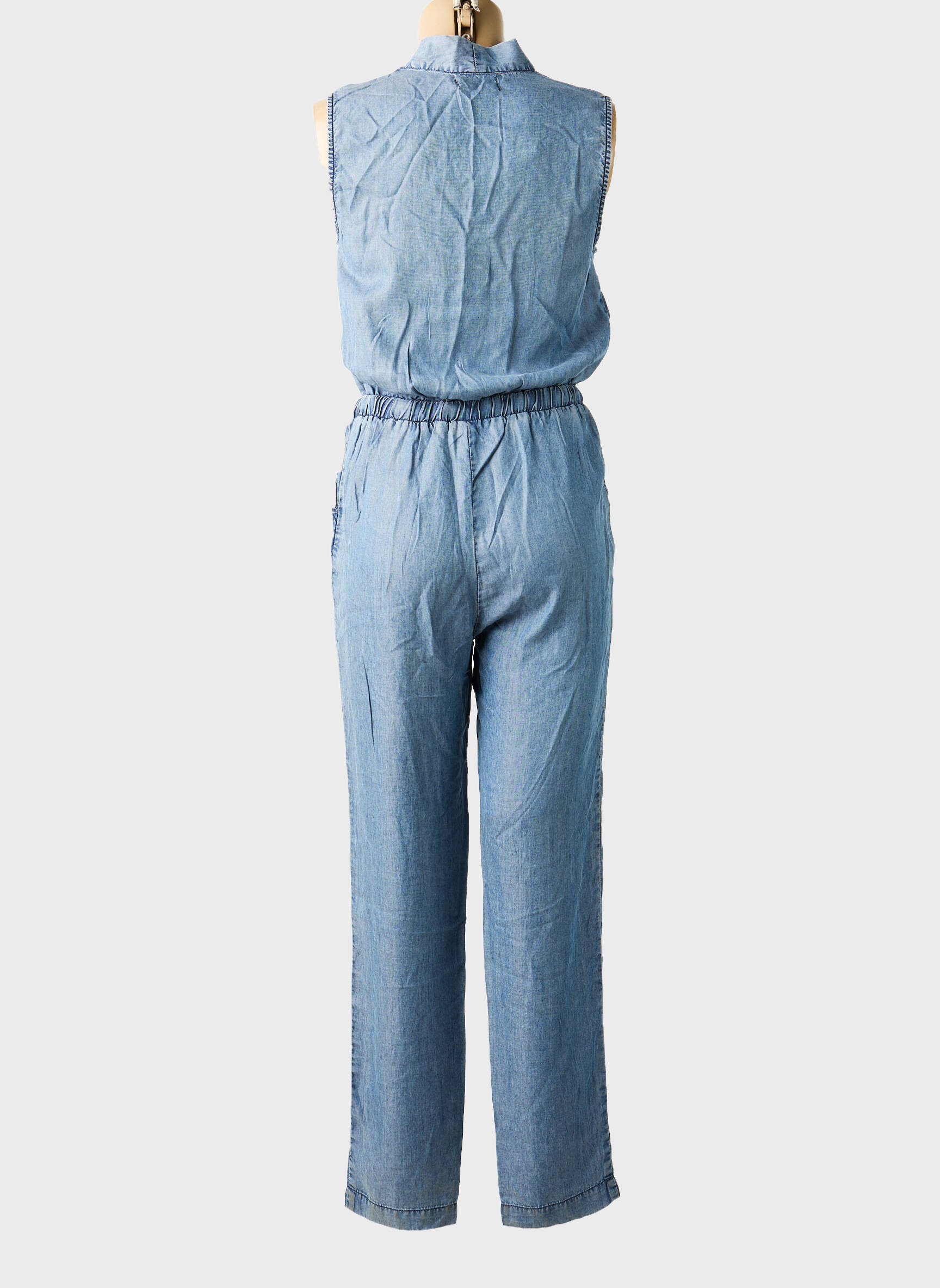 Combi-pantalon sans manche sans manche bleu MOLLY BRACKEN femme