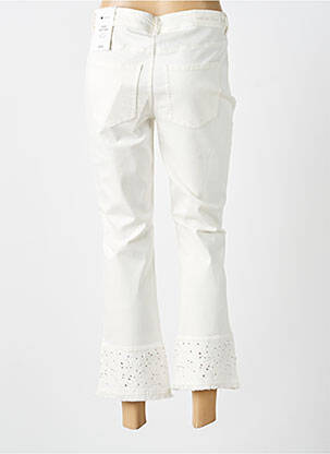 Jeans bootcut taille haute taille haute blanc STREET ONE femme