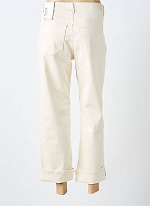 Jeans coupe droite stretch taille normale beige STREET ONE femme