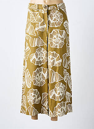Pantalon 7/8 taille à pinces taille normale vert WHITE STUFF femme