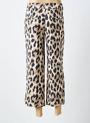 Pantalon 7/8 taille élastique taille normale beige STREET ONE femme