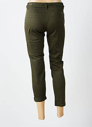 Pantalon 7/8 stretch taille basse vert FREEMAN T.PORTER femme