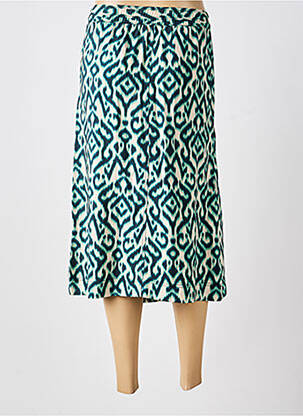 Jupe mi-longue coupe droite vert STREET ONE femme