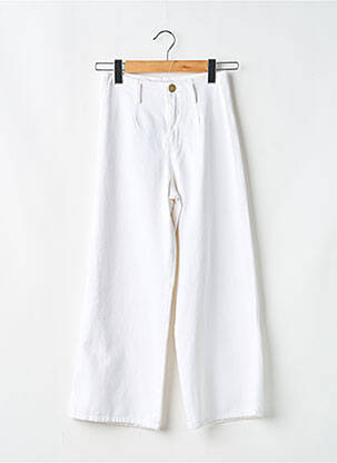 Pantacourt taille haute taille haute blanc TIFFOSI femme