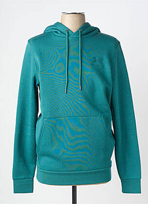 Sweat-shirt à capuche tissage jersey manches longues vert UNDER ARMOUR homme