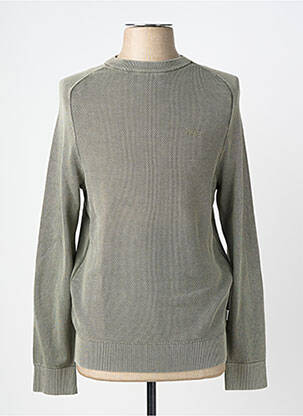 Pull stretch manches longues vert PEPE JEANS homme