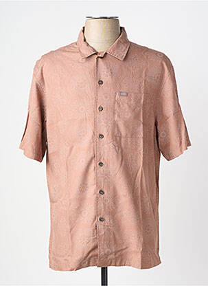 Chemise manches courtes poches rose OXBOW homme