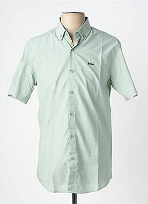 Chemise manches courtes coupe cintrée vert LEE COOPER homme