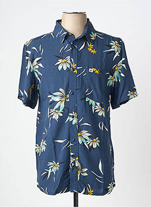 Chemise manches courtes poches bleu QUIKSILVER homme