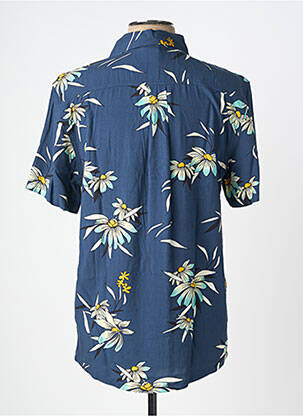 Chemise manches courtes poches bleu QUIKSILVER homme