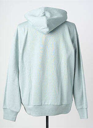 Sweat-shirt à capuche tissage jersey manches longues vert ADIDAS homme