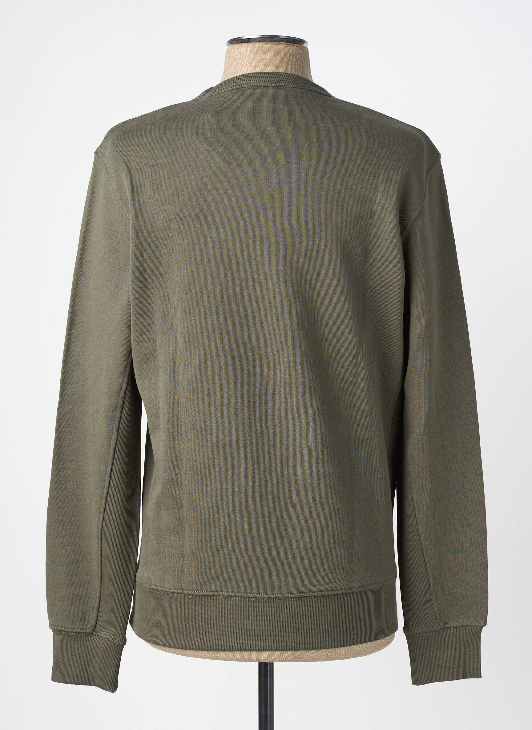 Sweat-shirt stretch manches longues vert PEPE JEANS homme